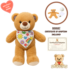 Pre-Order! Lullabear Teddy Stuffems Kit (with bandana)