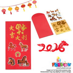 DIY CNY Red Envelope Kit - Year Of The Horse