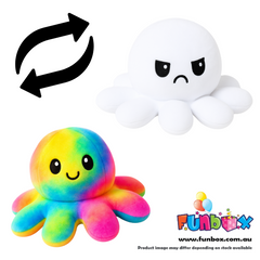 Reversible Mood Octopus Plushy