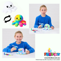 Reversible Mood Octopus Plushy Kit with Graffiti Spray Markers