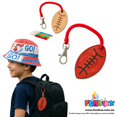 Rugby Ball Bag Tag Kit