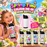 Spring-Time Colour-Me-In Drink Bottle
