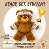 'Sweaty Teddy' MVP Stuffem Bear