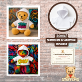 Trendy Teddy Stuffem Kit - with Hooded T-Shirt