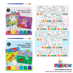 Watercolour Paint Activity Books