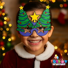 BULK BUY SALE! Christmas Tree Colour-In Mask (No Markers)