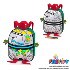 Colour-Me-In Pirate Backpack with Markers