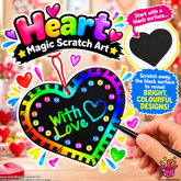 Heart Magic Scratch Art