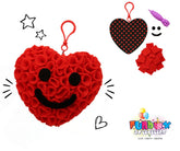 DIY Heart Mini Plush Keyring