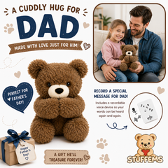 Pre-Order! Huggles Teddy Stuffem for Dad