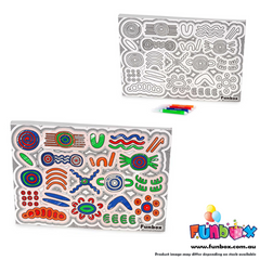 Indigenous Artboard with Markers