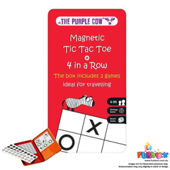 Magnetic Four-in-a-Row & Tic Tac Toe Travel Game