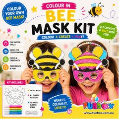 Bee Colour-In Mask Kit