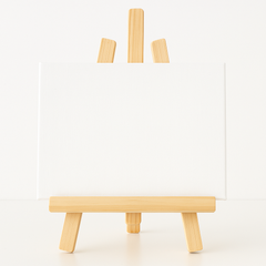 Large Canvas on Easel