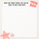 Mother's Day Writing Prompt FREE Printable Activity