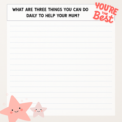 Mother's Day Writing Prompt FREE Printable Activity