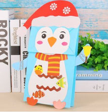 Load image into Gallery viewer, DIY Christmas Penguin Paper Bag Kit