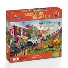 Load image into Gallery viewer, Funbox Limited Edition - Sausage City 1000 Piece Jigsaw Puzzle