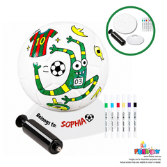 DIY Soccer Ball Colouring Kit
