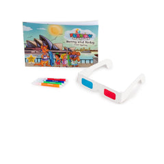 Sydney Activity Book with Markers and 3D Glasses