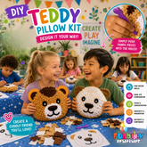 DIY Fabric Teddy Pillow Kit