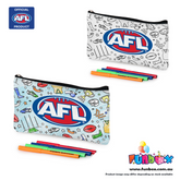 25% OFF BULK BUY SALE! AFL Licensed Colour-In Pencil Case
