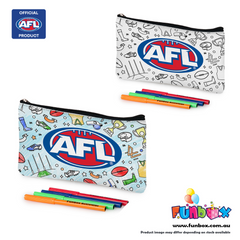 25% OFF BULK BUY SALE! AFL Licensed Colour-In Pencil Case