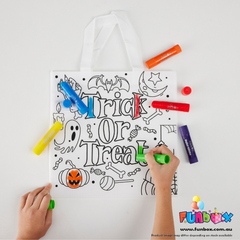 Halloween Colour-In Tote Bag