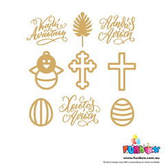 Greek Orthodox Easter Stickers- Pack of 50