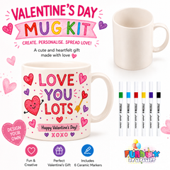 Colour-In Valentine's Day Mug