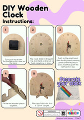 DIY Wooden Clock Kit