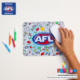 25% OFF BULK BUY SALE! AFL Colour-In Mouse Pad