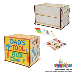 Father's Day DIY Wooden Tool Caddy Kit