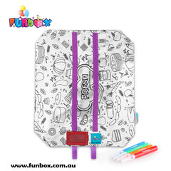 Colour-In Sustainable Sandwich Wrap