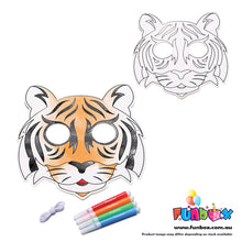 Load image into Gallery viewer, Tiger Colour-In Mask