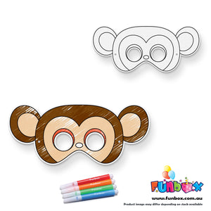 Monkey Colour-In Mask