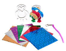 Load image into Gallery viewer, Penguin Foil Art Bag Tag Kit