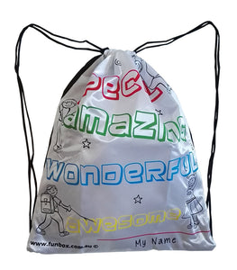 Inspirational Drawstring Bag (Amazing print)