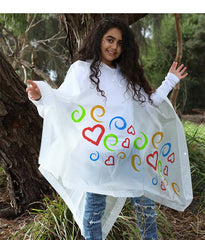 Colour-In Poncho with Fabric Markers