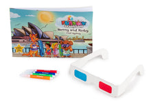 Load image into Gallery viewer, Sydney Activity Book with Markers and 3D Glasses