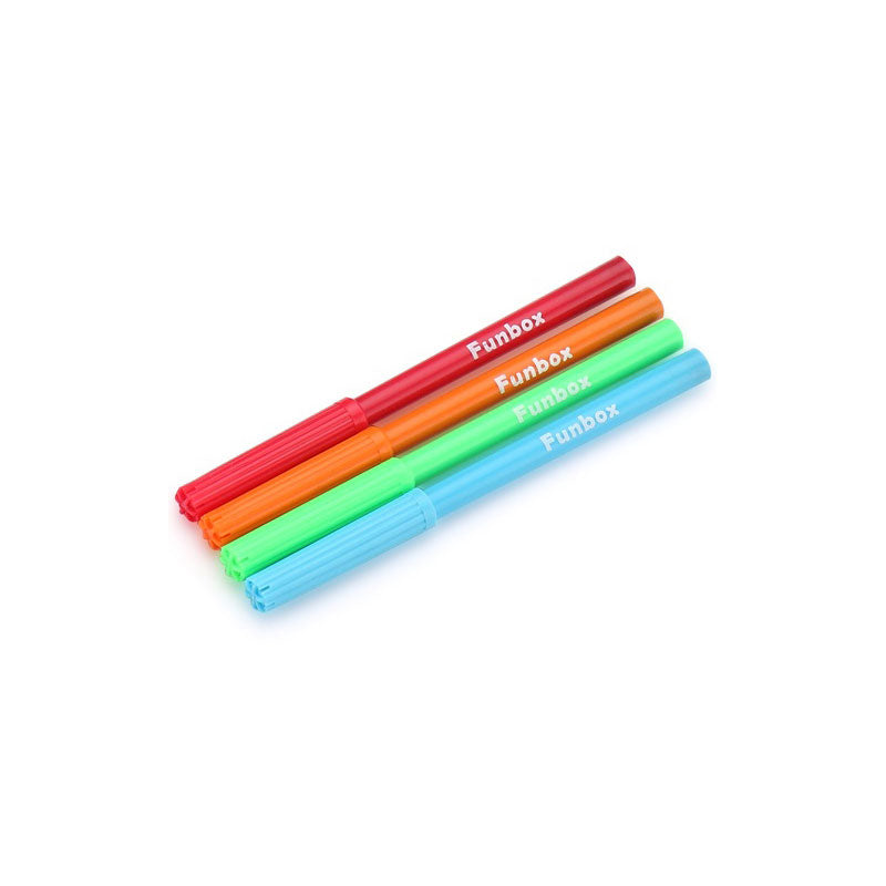 Large Washable Markers - 4 Colours (Budget Markers)