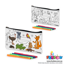 Load image into Gallery viewer, Colour-In Australian Animal Pencil Case