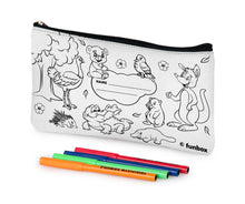 Load image into Gallery viewer, Colour-In Australian Animal Pencil Case