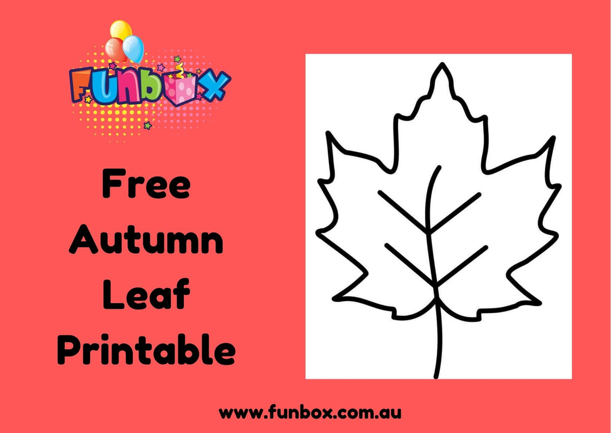 Autumn FREE Printable Activity Funbox Com Au