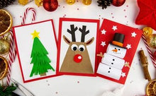 Load image into Gallery viewer, DIY Christmas 3-Card Kit