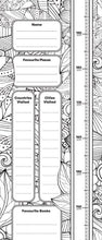 Load image into Gallery viewer, Colour-In Height Chart Kit
