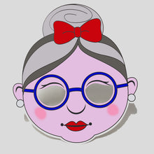 Load image into Gallery viewer, Mrs. Claus Colour-In Mask