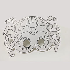 Halloween Spider Colour-In Mask