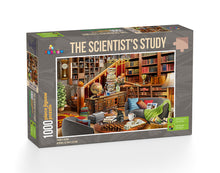 Load image into Gallery viewer, The Scientist&#39;s Study 1000 Piece Puzzle