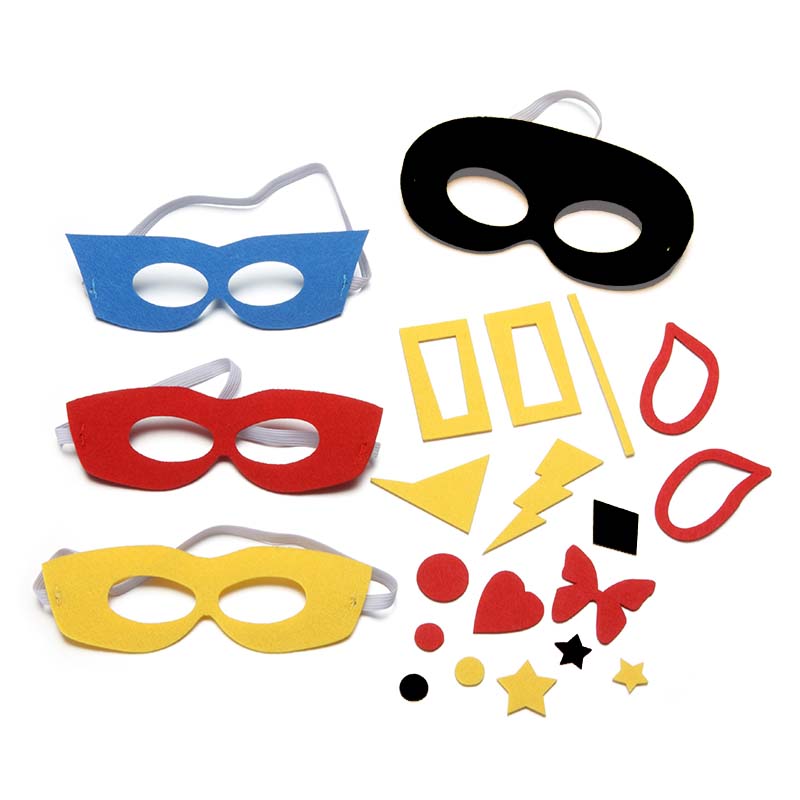 DIY Felt Superhero Mask Kit